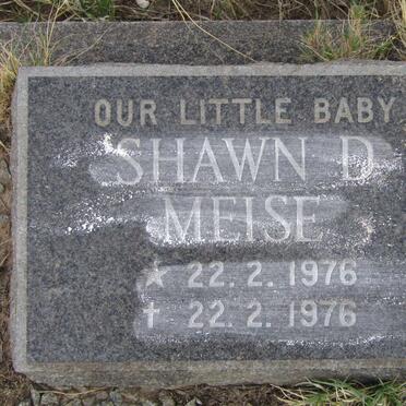 MEISE Shawn D. 1976-1976