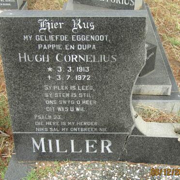 MILLER Hugh Cornelius 1913-1972