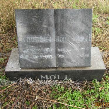 MOLL Johannes J.P. 1896-1969 &amp; Catherine B. 1903-1971