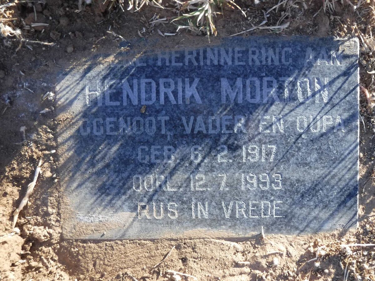 MORTON Hendrik 1917-1993