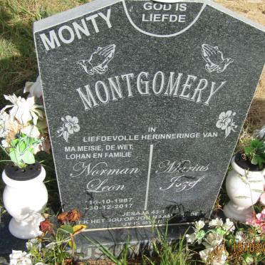 MONTGOMERY Norman Leon 1987-2011 :: MONTGOMERY Marius Jozef