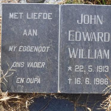 MORGENROOD John Edward William 1913-1986 &amp; Ellen Josina 1923-1999