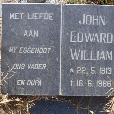 MORGENROOD John Edward William 1913-1986 &amp; Ellen Josina 1923-1999