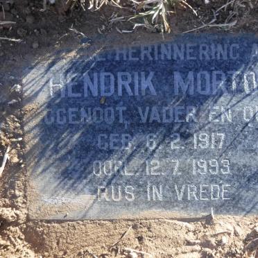 MORTON Hendrik 1917-1993