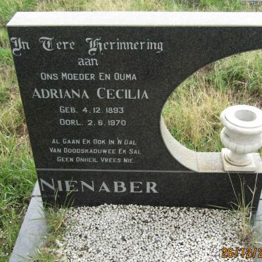 NIENABER Adriana Cecilia 1893-1970
