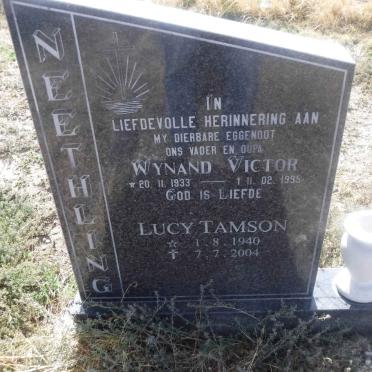NEETHLING Wynand Victor 1933-1995 &amp; Lucy Tamson 1940-2004