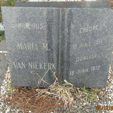 NIEKERK Maria M., van 1911-1972