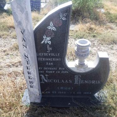 NIEKERK Nicolaas Hendrik, van 1948-1994