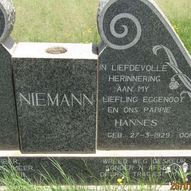 NIEMANN Hannes 1929-1965