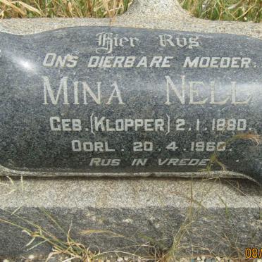 NELL Mina nee KLOPPER 1880-1960