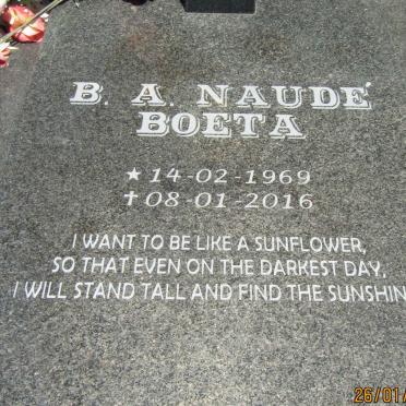 NAUDE B.A. 1969-2016