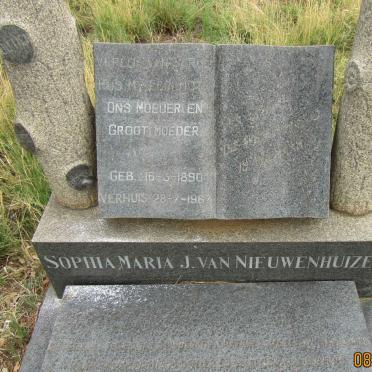 NIEUWENHUIZEN Sophia Maria, J. van 1890-1967