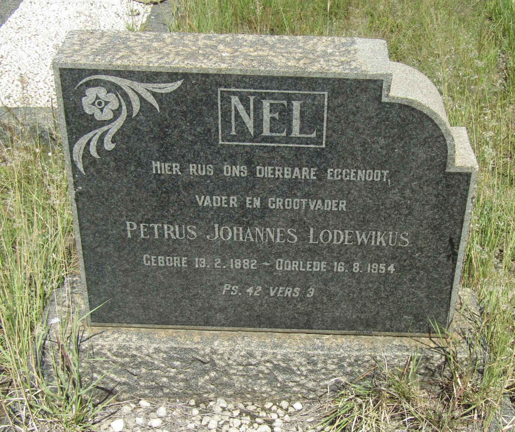 NEL Petrus Johannes Lodewikus 1882-1954