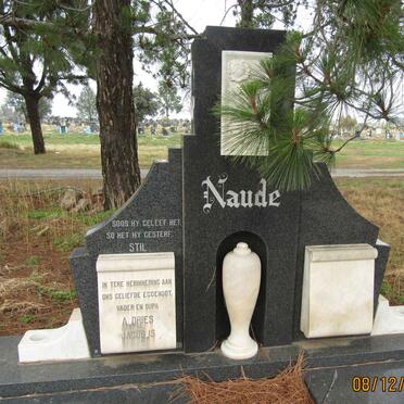 NAUDE Andries Jacobus 1911-1978