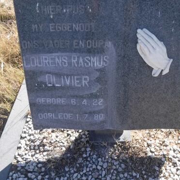 OLIVIER Lourens Rasmus 1922-1980