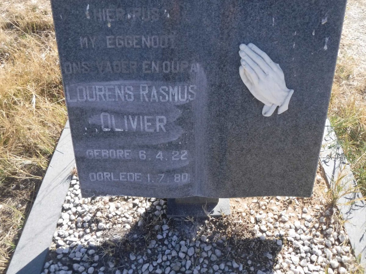 OLIVIER Lourens Rasmus 1922-1980