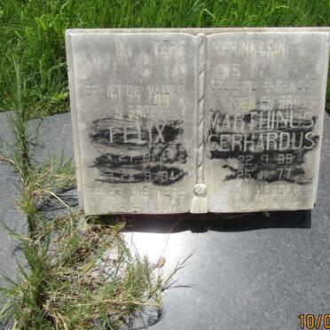 OOSTHUIZEN Marthinus Gerhardus 1935-1977 :: OOSTHUIZEN Felix 1947-1994