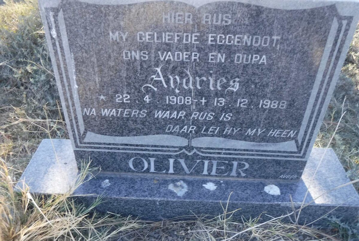 OLIVIER Andries 1908-1988