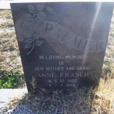 PALMER Anne Fraser 1903-1979