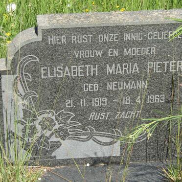 PIETERS Elisabeth Maria nee NEUMANN 1919-1963