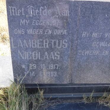 PISANIE Lambertus Nicolaas, du 1917-1982 &amp; Aletta Catharina Martha PRETORIUS 1920-1998