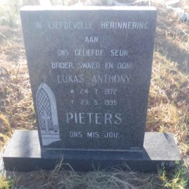 PIETERS Lukas Anthony 1972-1995