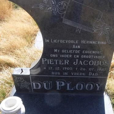 PLOOY Pieter Jacobus, du 1905-1987