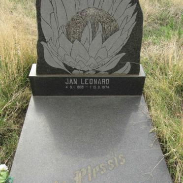 PLESSIS Jan Leonard, du 1909-1974