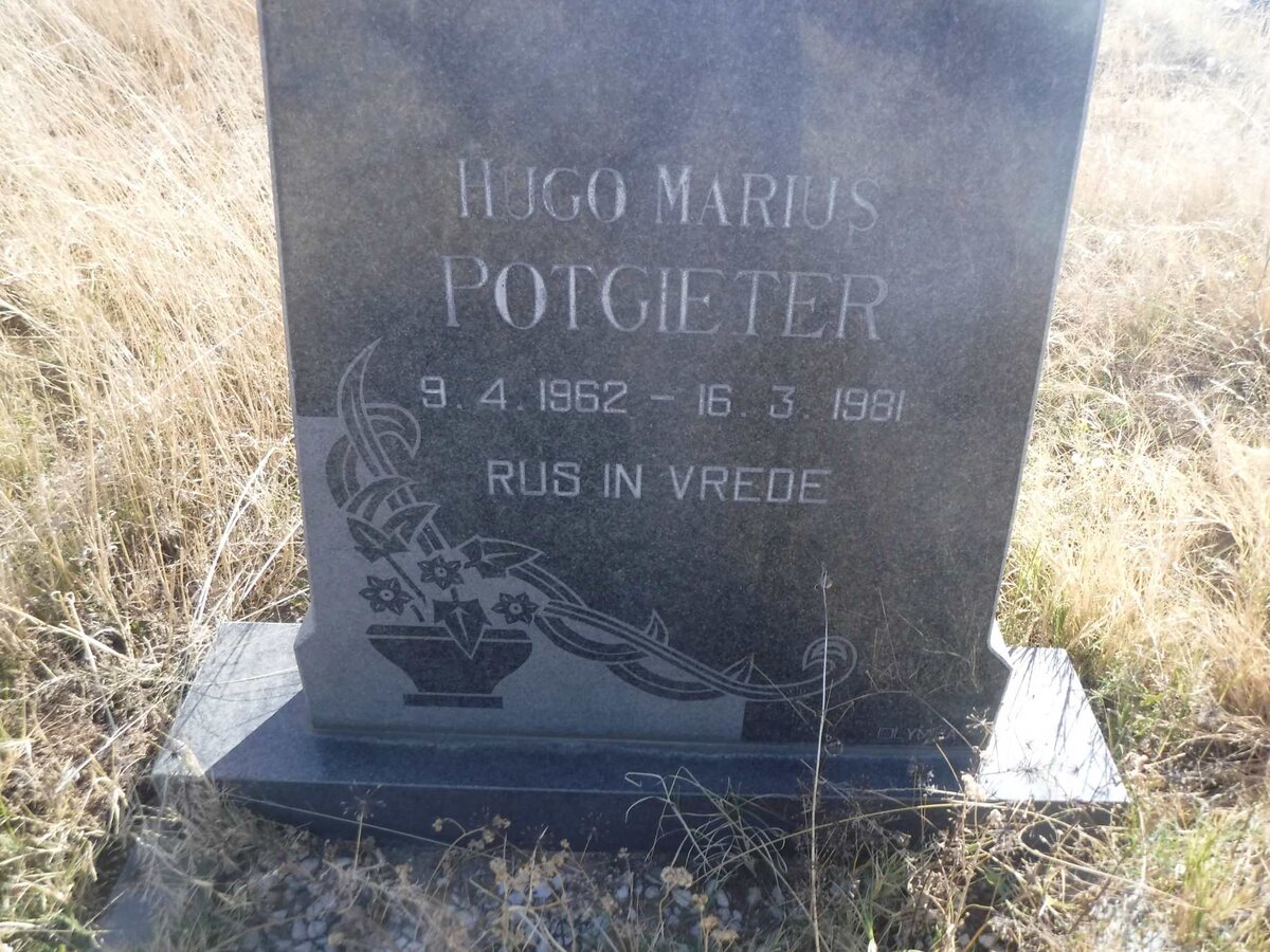 POTGIETER Hugo Marius 1962-1981