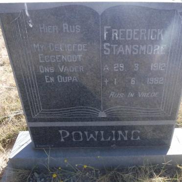 POWLING Frederick Stansmore 1912-1982