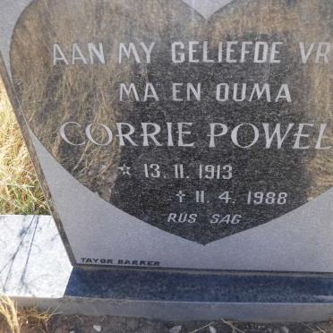 POWELL Corrie 1913-1988