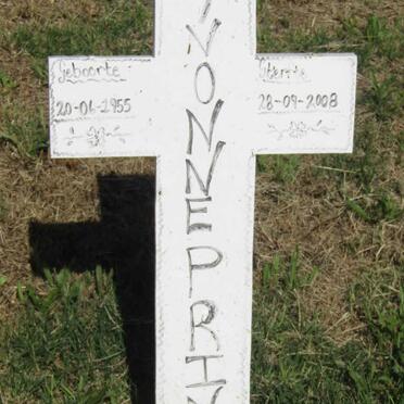 PRINSLOO Yvonne 1955-2008