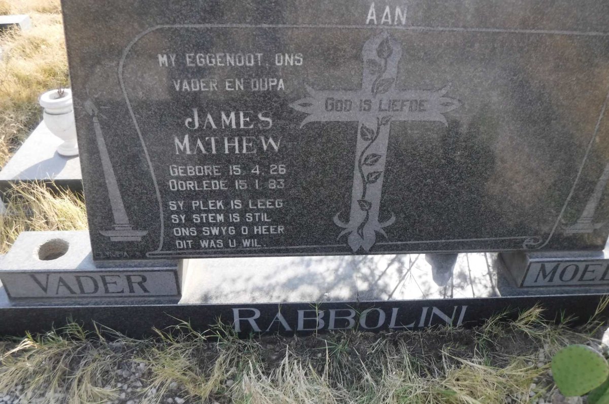 RABBOLINI James Mathew 1926-1983