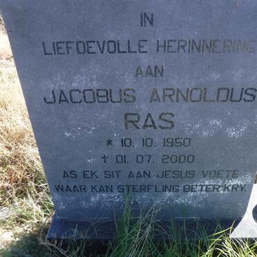 RAS Jacobus Arnoldus 1950-2000