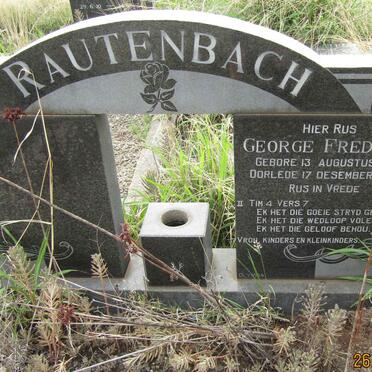 RAUTENBACH George Frederik 1917-1974