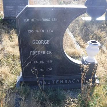 RAUTENBACH George Frederick 1926-2008