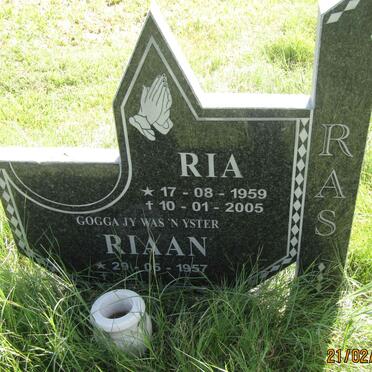 RAS Riaan 1957- &amp; Ria 1959-2005
