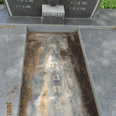 RANDT Jan Jonathan, du 1920-1978 &amp; Maria Sophia 1915-1995