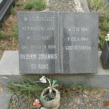 RAND Diederik Johannes, du 1914-1969