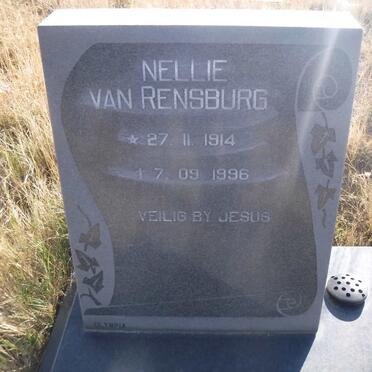 RENSBURG Nellie, van 1914-1996