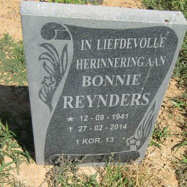 REYNDERS Bonnie 1941-2014
