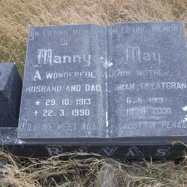 RIVAS Manny 1913-1990 &amp; May 1919-2000