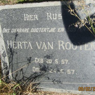 ROOYEN Herta, van 1957-1957