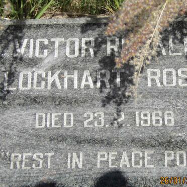 ROSS Victor Ronald Lockhart -1966