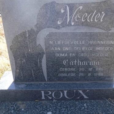 ROUX Catharina 1916-1986