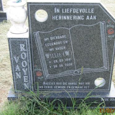 ROOYEN W., van 1941-2006