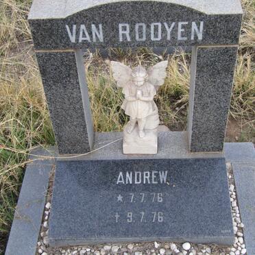 ROOYEN Andrew, van 1976-1976
