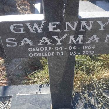 SAAYMAN Gwenny 1964-2013