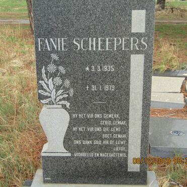 SCHEEPERS Fanie 1935-1973