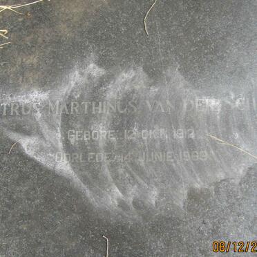 SCHYFF Petrus Marthinus, van der 1912-1969